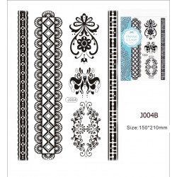 Tatuaj Henna #J004B Tatuaje corporale / Body painting